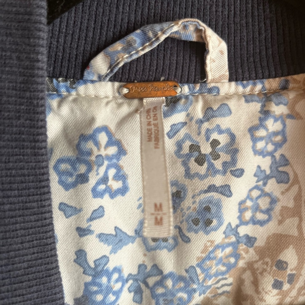 Free People | M floral bomber jacket - Picture 3 of 5